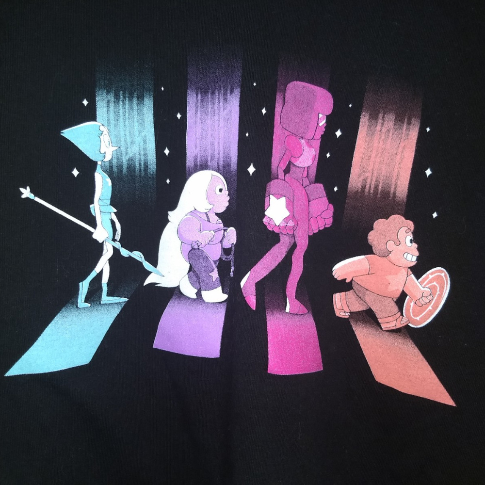STEVEN UNIVERSE T-SHIRT - Abbey Road Tee Style Fun - Picture 2 of 3